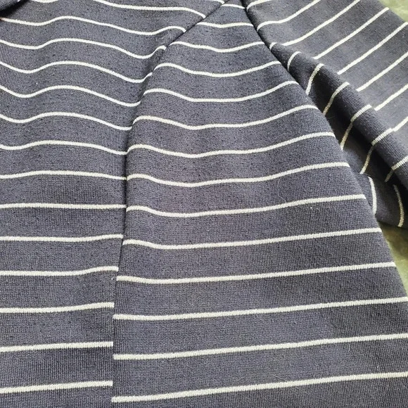 Torrid Striped Grey Glitter/ Navy Blazer - Picture 7 of 10
